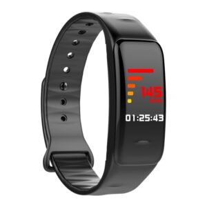 CHIGU C1Plus Fitness Tracker 0.96 inch IPS Screen Smartband Bracelet, IP67 Waterproof, Support Sports Mode / Blood Pressure / Sleep Monitor / Heart Rate Monitor / Fatigue Monitor / Sedentary Reminder, C1 Plus Black, C1 Plus Orange, C1 Plus Grenn...
