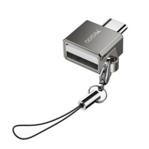 Yesido GS08 Type-C to USB 3.0 OTG Mini Connector Adapter with Keychain