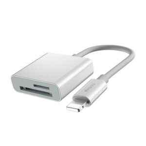 Yesido GS11 2 in 1 Multi-Function TF Card + SD Card to 8 Pin Converter Adapter