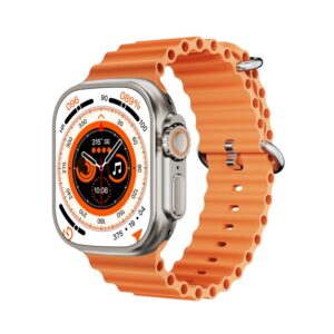 WS-E9 Ultra 2.2 inch IP67 Waterproof Metal Buckle Ocean Silicone Band Smart Watch, Support Heart Rate / NFC, Metal Buckle Ocean Silicone Band (Black), Metal Buckle Ocean Silicone Band (Orange), Metal Buckle Ocean Silicone Band (Blue)...