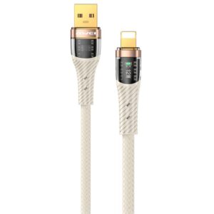 awei CL-229L USB A to 8 Pin Braid Fast Data Charging Cable, CL-229L 1.2m