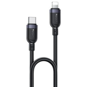 Yesido CA189 27W Type-C to 8 Pin Aluminum Alloy Data Cable, Length: 1.2m, 1.2m