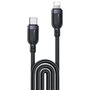 Yesido CA193 27W Type-C to 8 Pin Aluminum Alloy Data Cable, Length: 3m, 3m