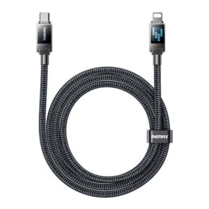 REMAX CB09 PD30W Type-C to 8 Pin Marquee Braided Fast Charging Data Cable, Length: 1.2m, Type-C to 8 Pin
