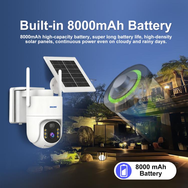 ESCAM QFS71 4G 3MP IP66 Wireless Security Camera System with Solar Panel, European Version, American Version - Image 10