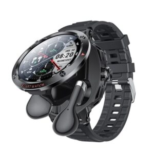 Yesido IO50 Smart Watch with TWS Earbuds, 2-in-1 Bluetooth-Compatible Smartwatch with Charging Box, 1.46 inch HD Display, NFC