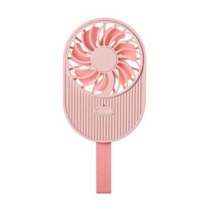 LLD-17 0.7-1.2W Ice Cream Shape Portable 2 Speed Control USB Charging Handheld Fan with Lanyard, LLD-17