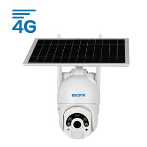 ESCAM QF450 HD 1080P 4G EU Version Solar Powered IP Camera with 32G Memory, Support Two-way Audio & PIR Motion Detection & Night Vision & TF Card