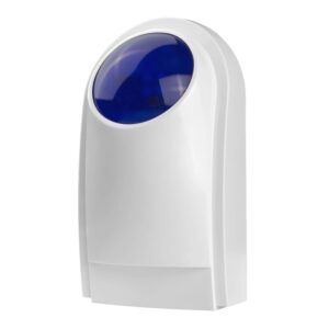 Outdoor Siren with Red Flashlight , Can be used 1.2A 12V as a Backup Battery , PA-100, PA-100 Red