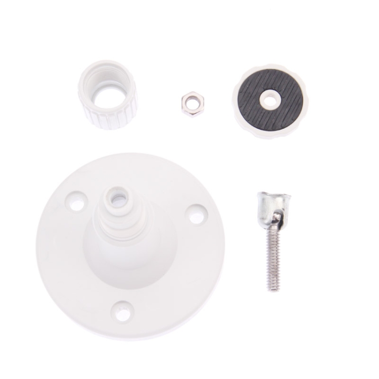 ABS Wall Mount Stand Bracket For Security Camera for Outdoor / Indoor Use, Size: 12.5cm x 8cm(White) - Image 5