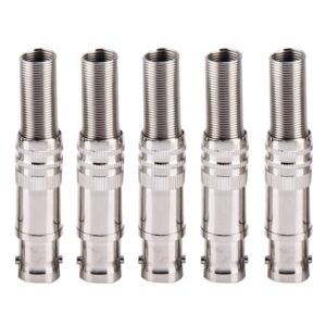 5 PCS Straight Female BNC Connector for DVR / Cable