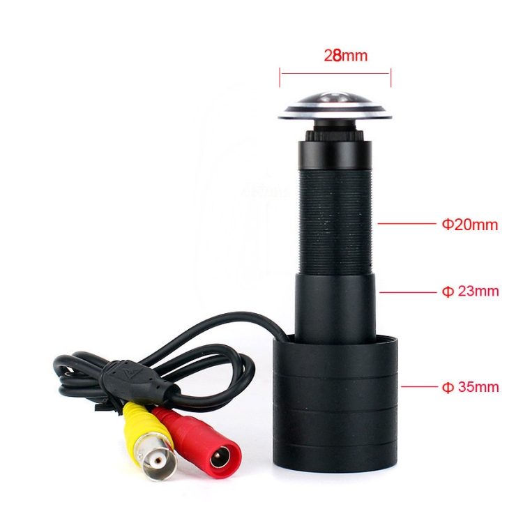 800TVL CVBS Analog Door Cat Eye Color Wide View Door Viewer Camera Adjustable Home Security Camera - Image 2