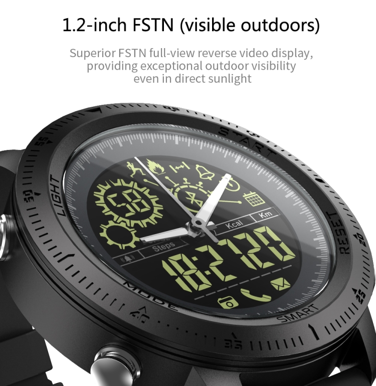NX02 Sport Smartwatch IP67 Waterproof Support Tracker Calories Pedometer Smartwatch Stopwatch Call SMS Reminder - Image 4