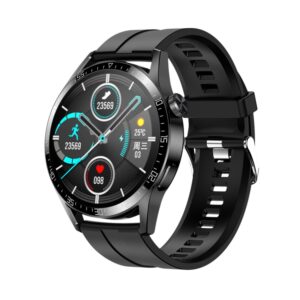 Sports Health Monitoring Waterproof Smart Call Watch With NFC Function, Black-Black Silicone, Black-Black Leather, Black-Black Steel, Silver-Red Silicone, Silver-Brown Leather, Silver-Silver Steel, Black-Black Leather+Black Silicone...
