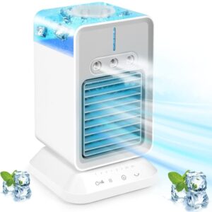 USB Mini Desktop Spray Humidification Cooling Fan Home Air Conditioner Fan Cooler
