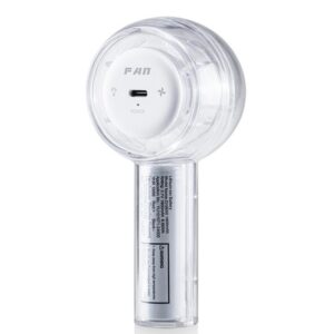 Mini Turbo Convenient USB Dazzling Colorful Light Handheld Fan, F22