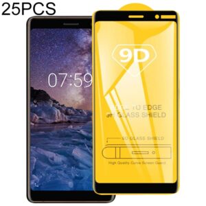 25 PCS 9D Full Glue Full Screen Tempered Glass Film, For Nokia X71, For Nokia 3.2, For Nokia 4.2, For Nokia 8.1 Plus, For Nokia 8.1 / X7, For Nokia 5.1 Plus (X5), For Nokia 7.1, For Nokia 3.1 Plus, For Nokia 3.1, For Nokia 5.1, For Nokia X6, For Nokia ...