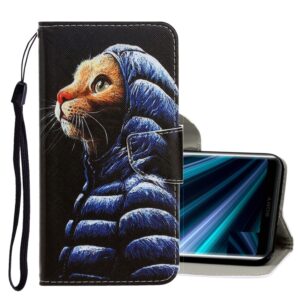 3D Colored Drawing Horizontal Flip PU Leather Case with Holder & Card Slots & Wallet, For Sony Xperia 20, For Sony Xperia XZ3, For Sony Xperia XZ4
