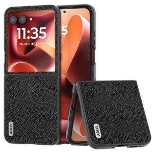 ABEEL Black Edge Genuine Mino Phone Case, For Motorola Razr 60 Ultra, For Motorola Razr 50 Ultra, For Motorola Razr 50, For Motorola Razr 40, For Motorola Razr 40 Ultra
