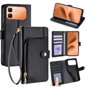 Zipper Bag Leather Phone Case, For Infinix Note Edge 5G, For Infinix Smart 20 4G, For Infinix Note 60 5G, For Infinix Hot 60 5G, For Infinix Hot 60 Pro+ 4G, For Infinix Hot 60 Pro 4G, For Infinix Smart 10 4G, For Infinix Note 50s 5G...