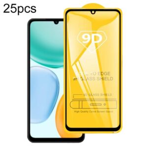 25pcs 9D Full Glue Screen Tempered Glass Film, For Honor Play 70C 4G, For Honor X5d Plus 4G, For Honor Magic8, For Honor Play 70 Plus, For Honor X5c Plus, For Honor 400 Smart, For Honor X70 5G, For Honor X6c 4G, For Honor GT Pro, For Honor X60 GT...