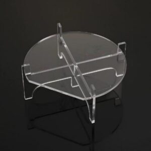 YX171 Acrylic Drink Dispenser Beverage Holder Cakes Stand, 19x19x8cm, 22x22x12cm