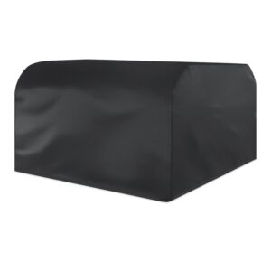 Anti-UV Waterproof Dust-proof 210D Oxford Cloth Folding Table Chairs Protective Cover Outdoor Furniture Set Cover, Size: 250*250*90cm(Black)