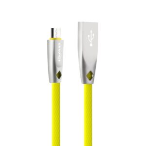 AWEI CL-96 USB to Micro USB Portable TPE + Aluminum Alloy Data Cable, 2A, Length: 1m