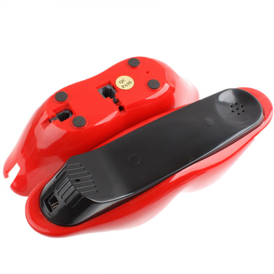 Sexy Red Hot lips Shape Wire Corded Telephone(Red) - Image 4