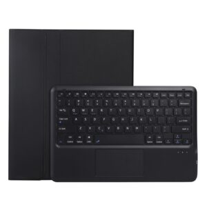 A970-A Splittable Bluetooth Keyboard Leather Tablet Case for Samsung Galaxy Tab S8+ / S7 FE T730 / S7+ T970 / T975, with Touchpad & Holder
