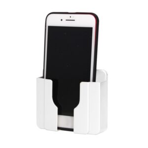 Wall Mobile Phone Holder Stand Socket Charger Storage Box