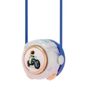 MD666-3 Cartoon Space Capsule Mini Portable Bladeless Hanging Neck Fan, Hanging Neck Fan (Blue), Hanging Neck Fan (Purple), Hanging Neck Fan (Pink)