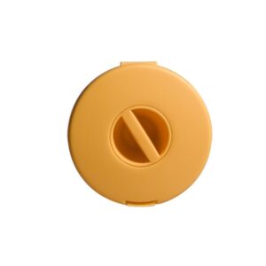 Round Data Cable Storage Box Earphone Storage Collection Box, Yellow, Blue, Transparent, Orange