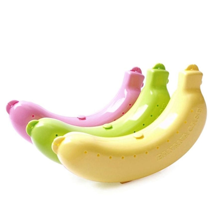 2 PCS Cute 3 Colors Fruit Banana Protector Box Lunch Container Storage Box for Kids - Image 3