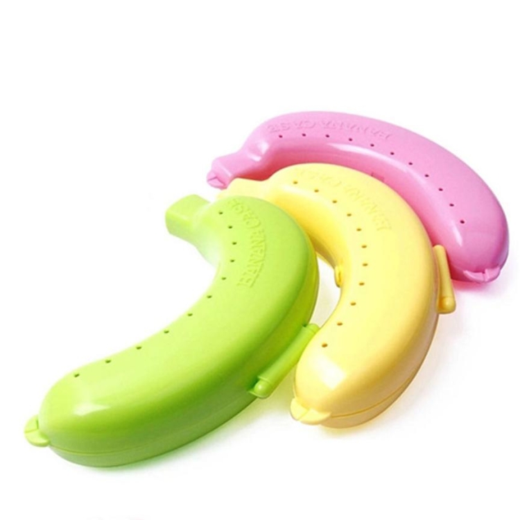 2 PCS Cute 3 Colors Fruit Banana Protector Box Lunch Container Storage Box for Kids - Image 4