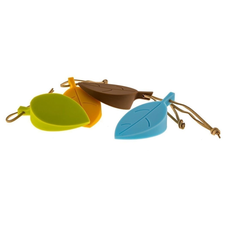 2 PCS Creative Leaf Silicone Door Stop Child Anti-pinch Security Door Crash Pad - Image 6