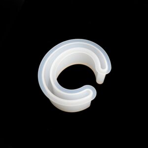 C Type Bracelet Half-Opening Mould DIY Crystal Epoxy Silicone Mould, MD1005