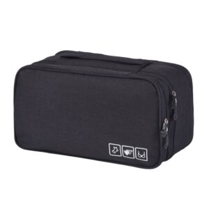 Travel Waterproof Storage Bag Underwear Storage Finishing Bag, Black, Gray, Violet, Wine Red, Sky Blue, Navy