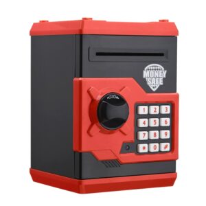 Password Safe Deposit Box Children Automatic Savings ATM Machine Toy, Black Red, White Blue, White Pink, Tyrant Gold, Silver, Red, Blue White, White Red, Rose Red, Panda, Reddish Black, Green, Red&Black