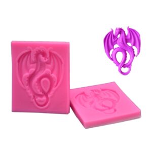 2 PCS Pterodactyl Chocolate Cake Clay Decoration DIY Silicone Mold, DIY Silicone Mold