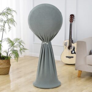 Round Elasticity Fan Dust Cover Household Use Fabric Fan Protective Cover, 110x45cm Pink, 110x45cm Green, 110x45cm Blue, 110x45cm Gray