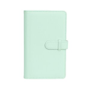 108-Piece Multifunctional 3 Inch Photo Ticket Credit Card Storage Book, Mint Green, Iris Purple, Light Cherry Pink, Hydrangea Blue, Jasmine White, Black Lychee Pattern, Brown Lychee Pattern