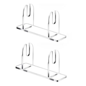 Acrylic Folding Fan Display Stand, 2pcs /Pack, 3pcs /Pack
