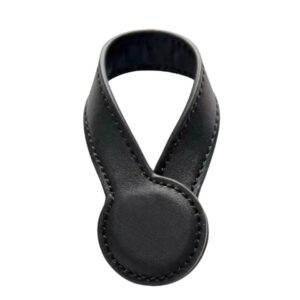 Multi-purpose Leather Magnetic Hat Clip Round Storage Leather Holder
