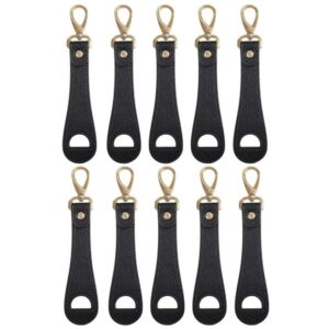10pcs Leather Hat Clip Luggage Hook Minimalist Hat Anti-Loss Clip