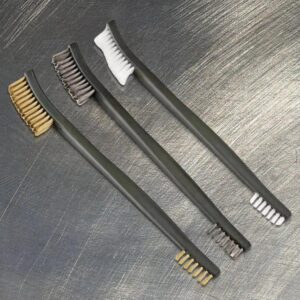 Dual-Ended Cleaning Brush For Removing Dirt Rust, G122 3-Piece Set