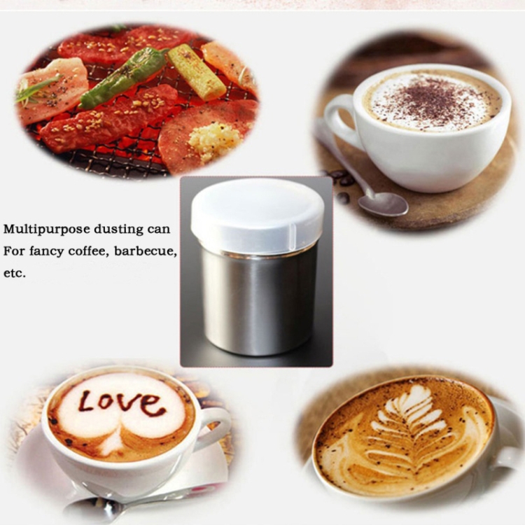 Stainless Steel 304 Dusting Powder Condiment Tank Fine Mesh Barrel Cocoa Powder Household Kitchen Tools - Image 4
