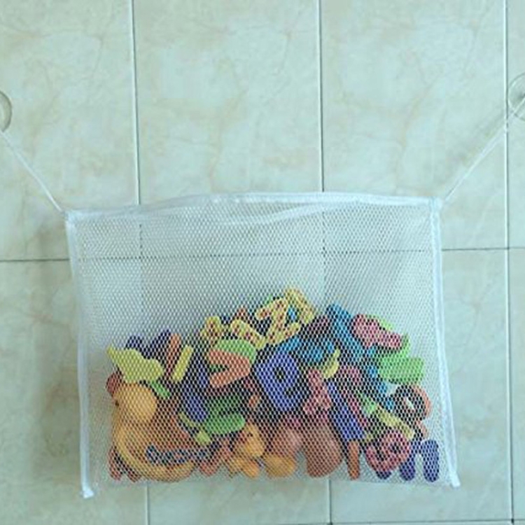 2 PCS Bathroom Baby Kid Storage Toy Hanging Organizer with Suction - Image 4