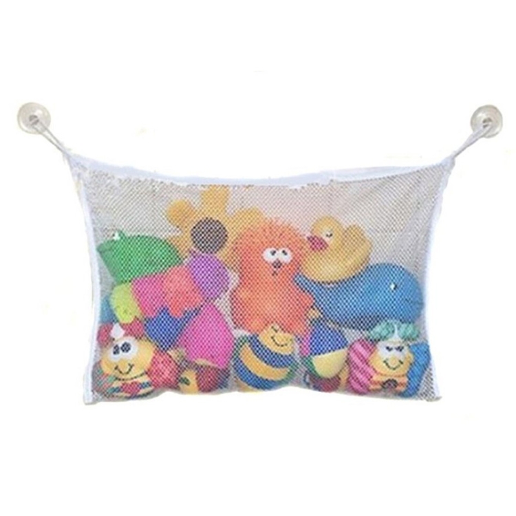 2 PCS Bathroom Baby Kid Storage Toy Hanging Organizer with Suction - Image 6